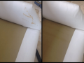 Fabric cleaned and protected